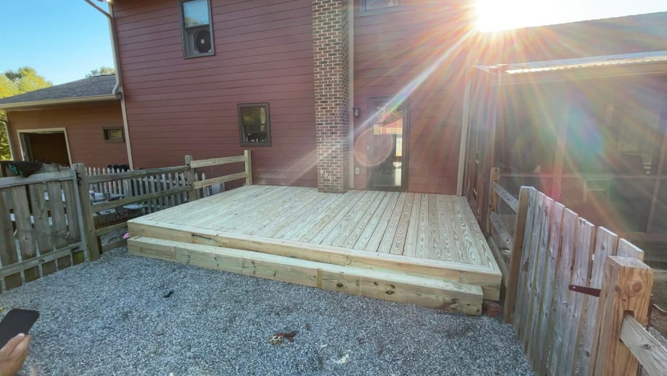 Outdoor Deck Construction