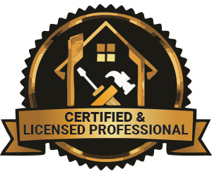 Certified & Licensed Professional badge